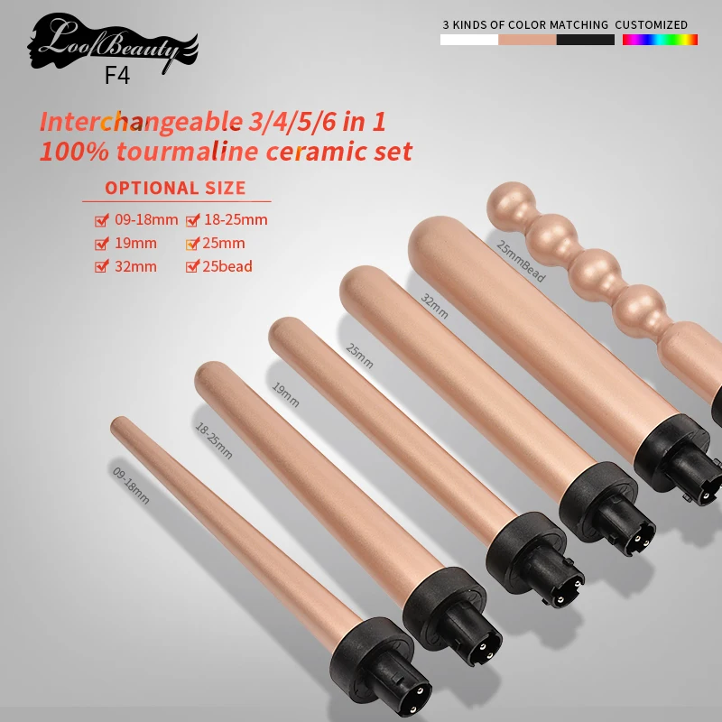 Hot sell dodo 4 in 1 professional salon hair curler