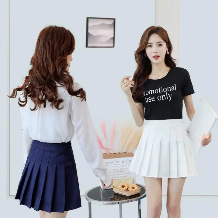  Новое поступление 2021 школьная форма для девочек штаны внутри Женская клетчатая плиссированная мини-юбка