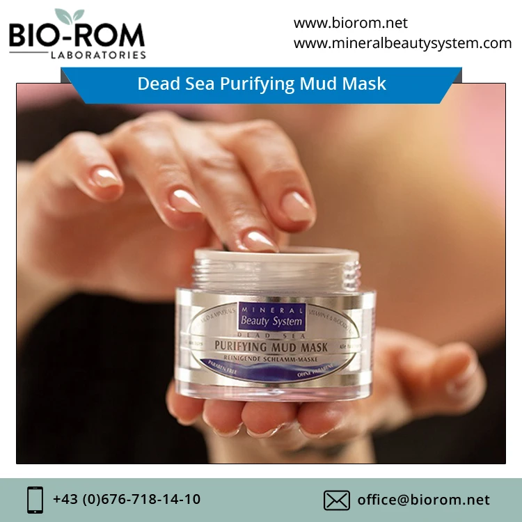 
Made in Israel Enriched Dead Sea Mud Paraben Free Dead Sea Purifying Facial Mud Mask 