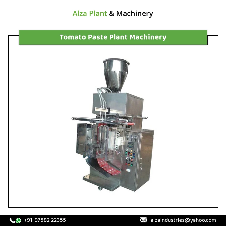 Stainless Steel Material Industrial Tomato Paste Concentrate Sauce Ketchup Pure Making Machine Production Line Processing Plant