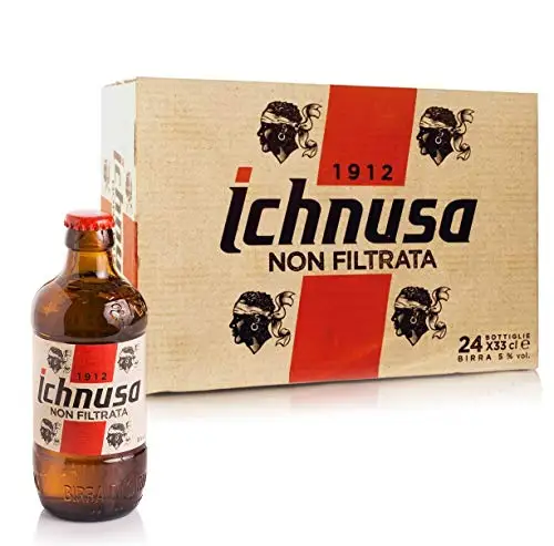 - Made in Italy Ichnusa Lager Unfiltered Beer 33 Cl Pasteurimd Beer Fruit & Vegetable Beer 0.33 Kg 4.7 % Alcohol 330 Ml Bottle