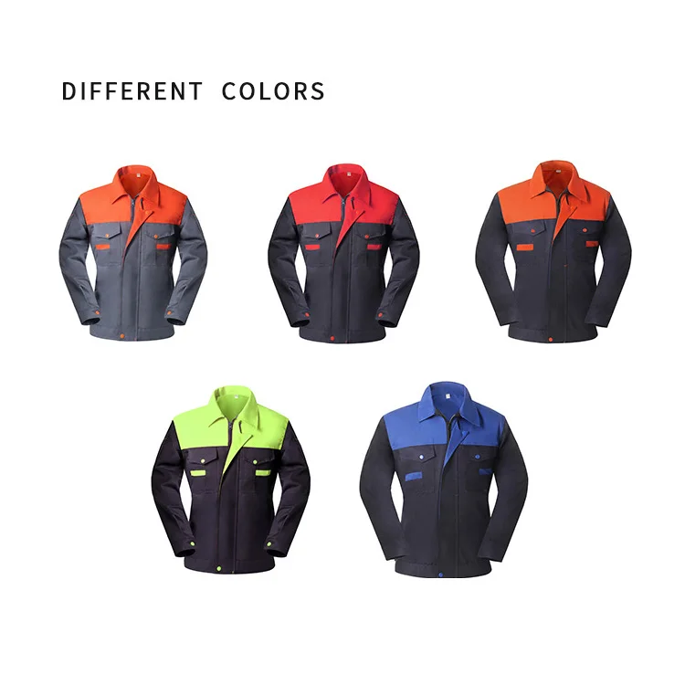 Unisex Reflective Custom safety clothes Work wear 100% Cotton Coveralls Workwear Uniforms Safety Clothing