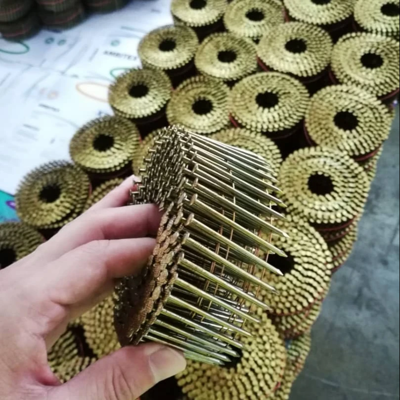 15 degree Wire Collated Coil Nails Pallet Nail Decking Framing Nail