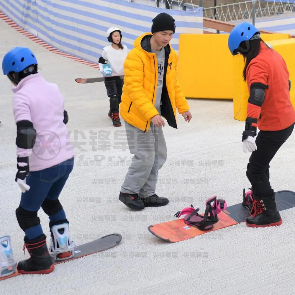 1215h6 JF dry ski needle mushroom dry ski mat us for dry slope artificial snow slope and work with dendix snowflex neveplast