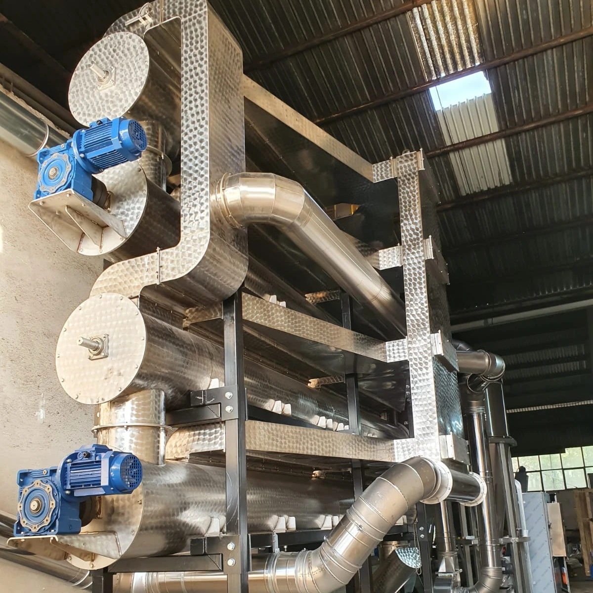 DRYER  Innovative and efficient 212i for BIOMASS SLUDGE AGRO-WASTE WATER-TREATMENT OLIVE POMACE stainless steel