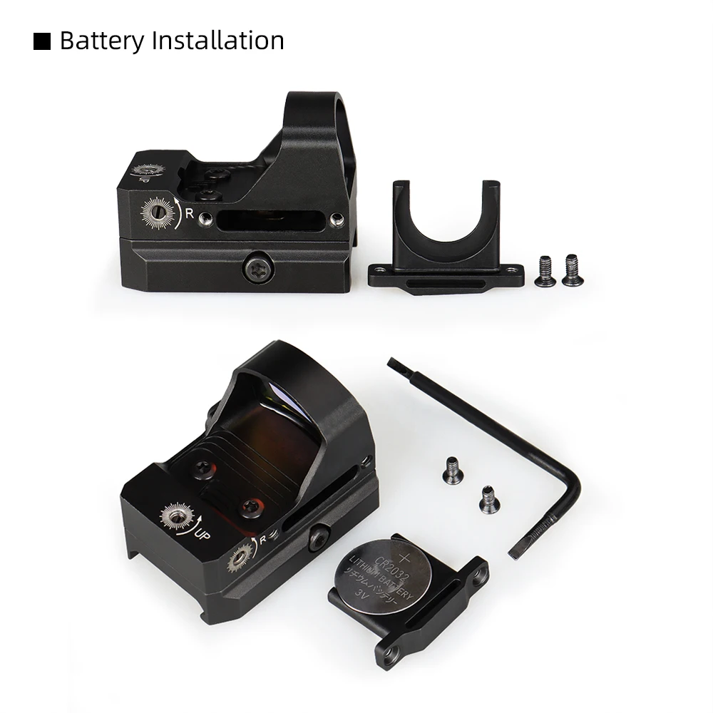 GZ2-0132 1x24x17 Tactical red dot scope reflex sight 3x red dot scope for red dot magnifier sight