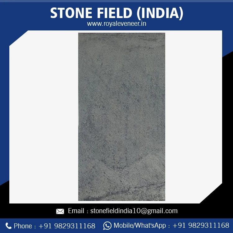 Exterior Design Thin Natural Slate Stone Steel Grey Veneer Sheet Buy at Low Price