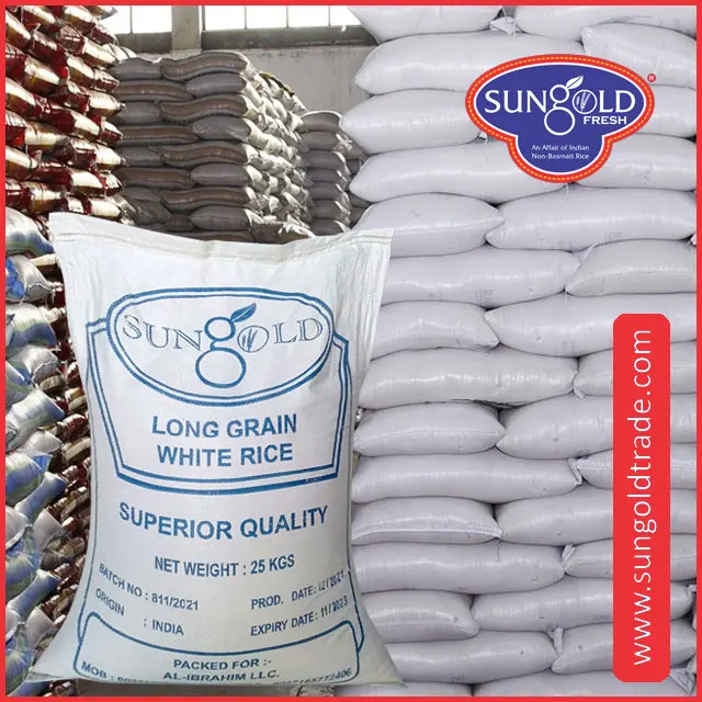 100% broken white rice in india