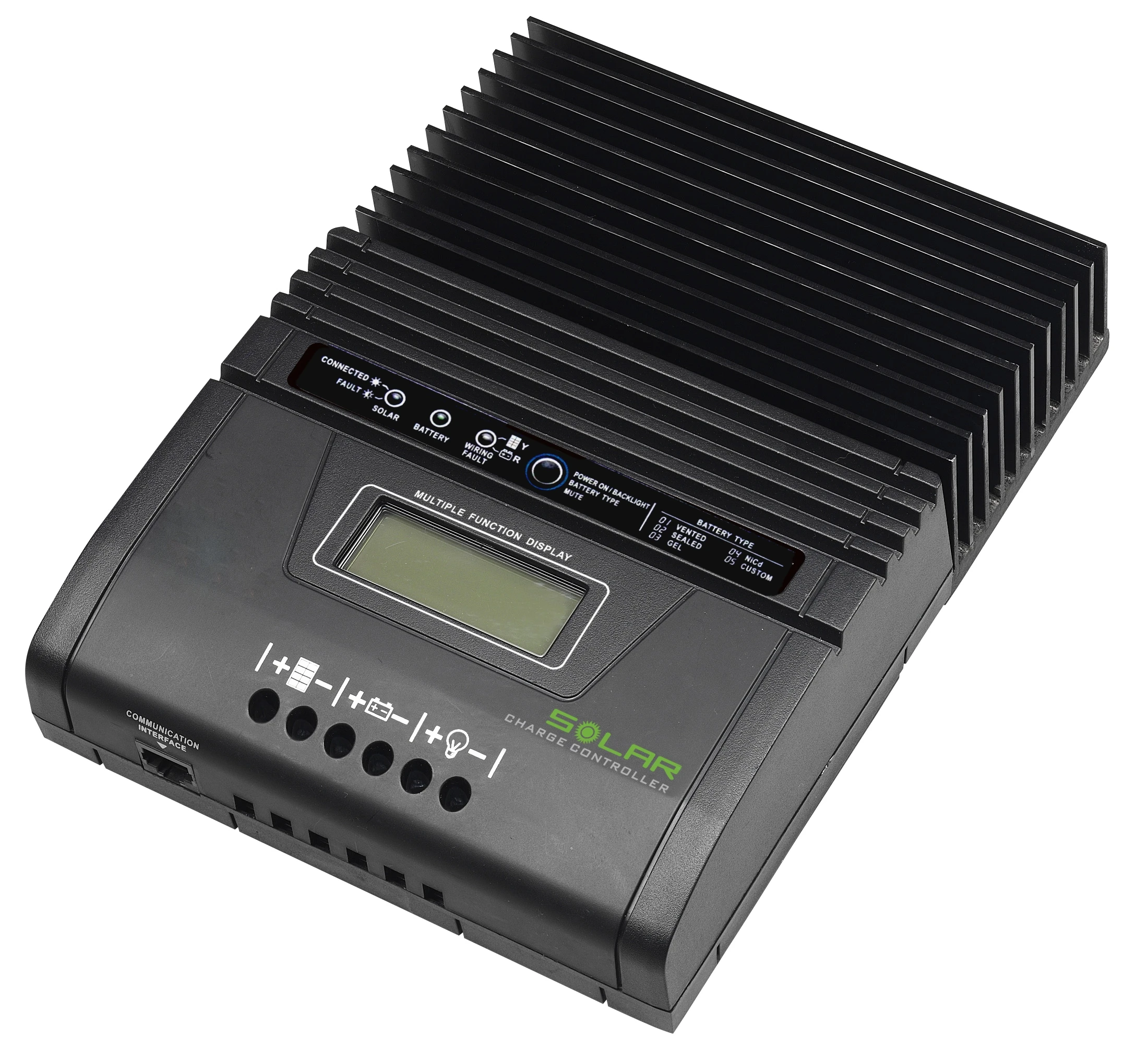 25A 24V 600W LCD solar charge controller MPPT solar charge controller solar regulator