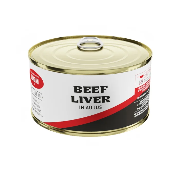 Kurgan Russian Canned Beef Liver Ready To Eat Meat Meal