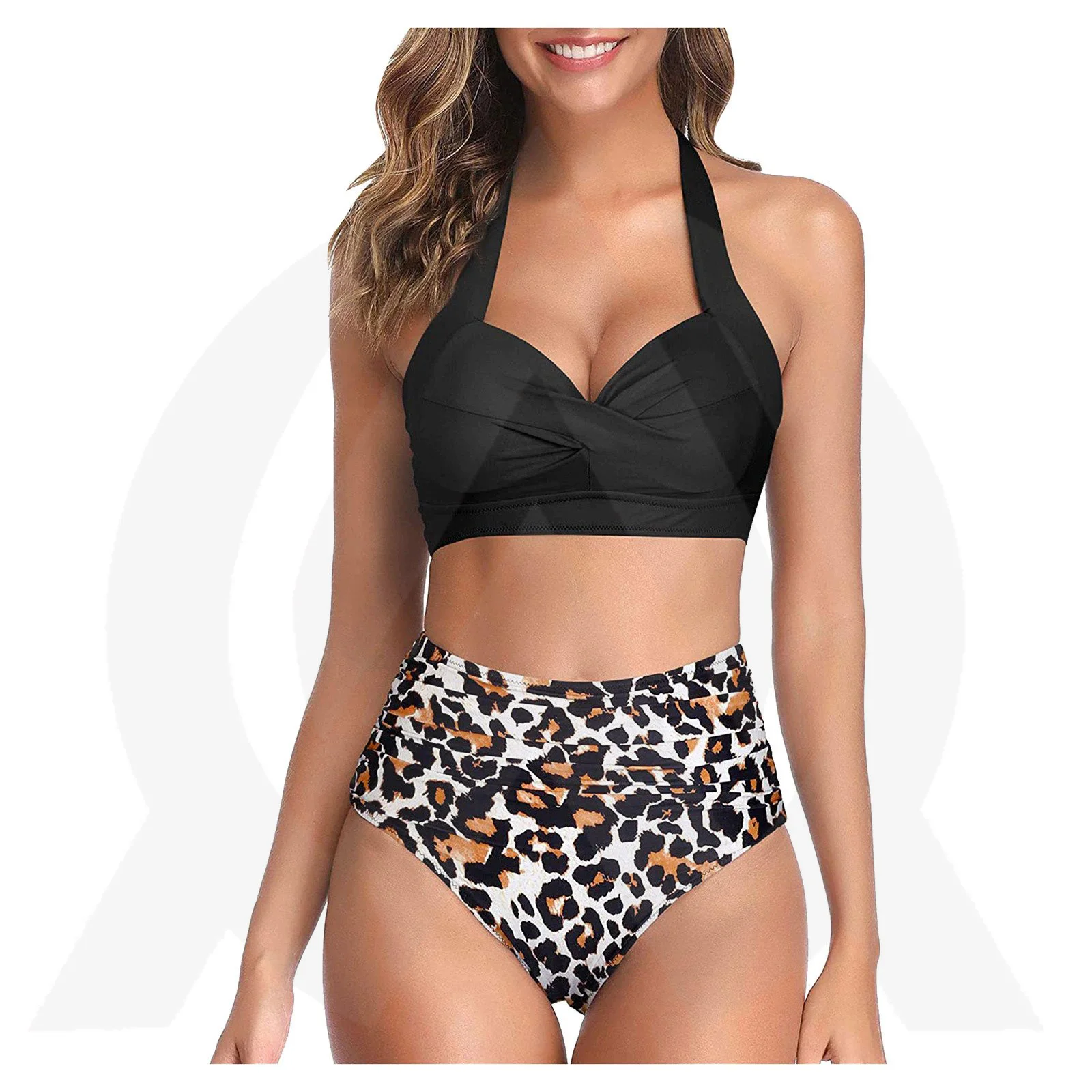 bathing suits swim high waist beach swimwear wholesale spot sexy sling bikini swimwear sexy bikini ladies bikini set