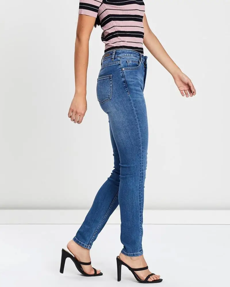 High Quality Hot Sale Wholesale Price Factory Female Jeans Pants Customized Brand & Logo Supplier From Bangladesh