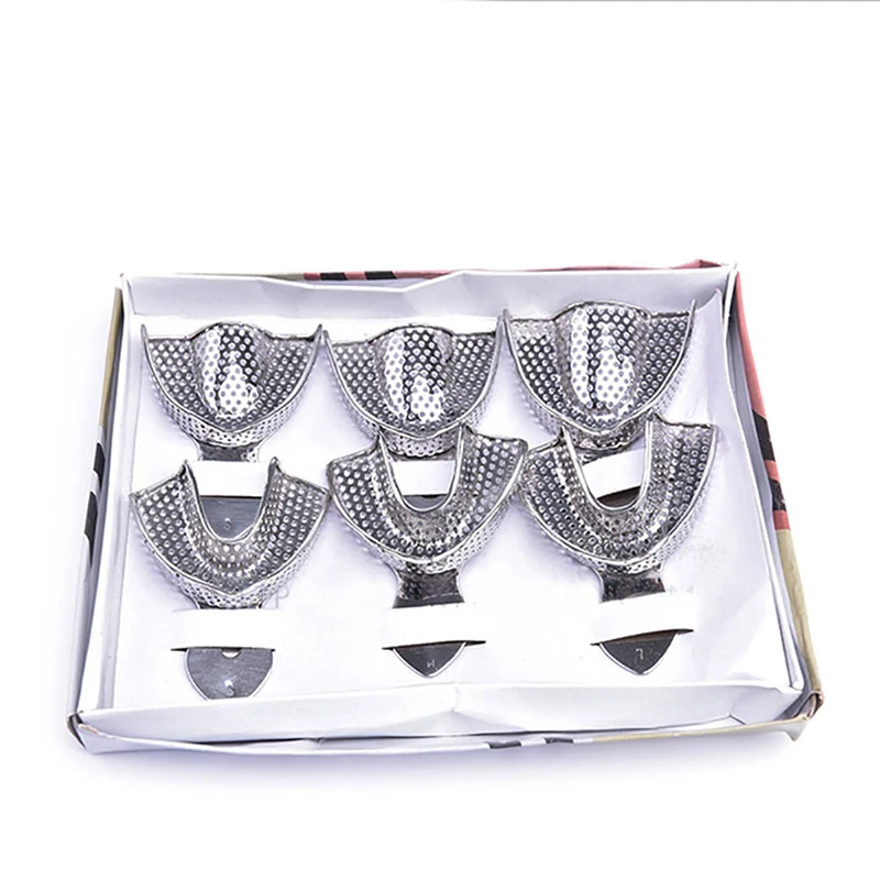 
Full Set Medical Dental Impression Trays Stainless Steel Dental Composite Implant Instruments Kit With Black Coated 