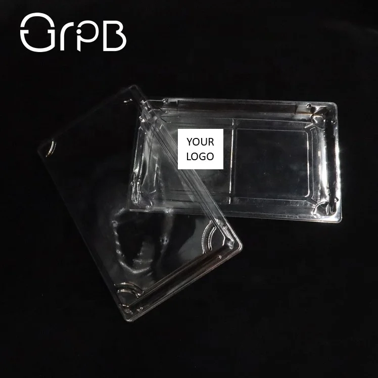 
PET plastic fast food packing sushi plate 