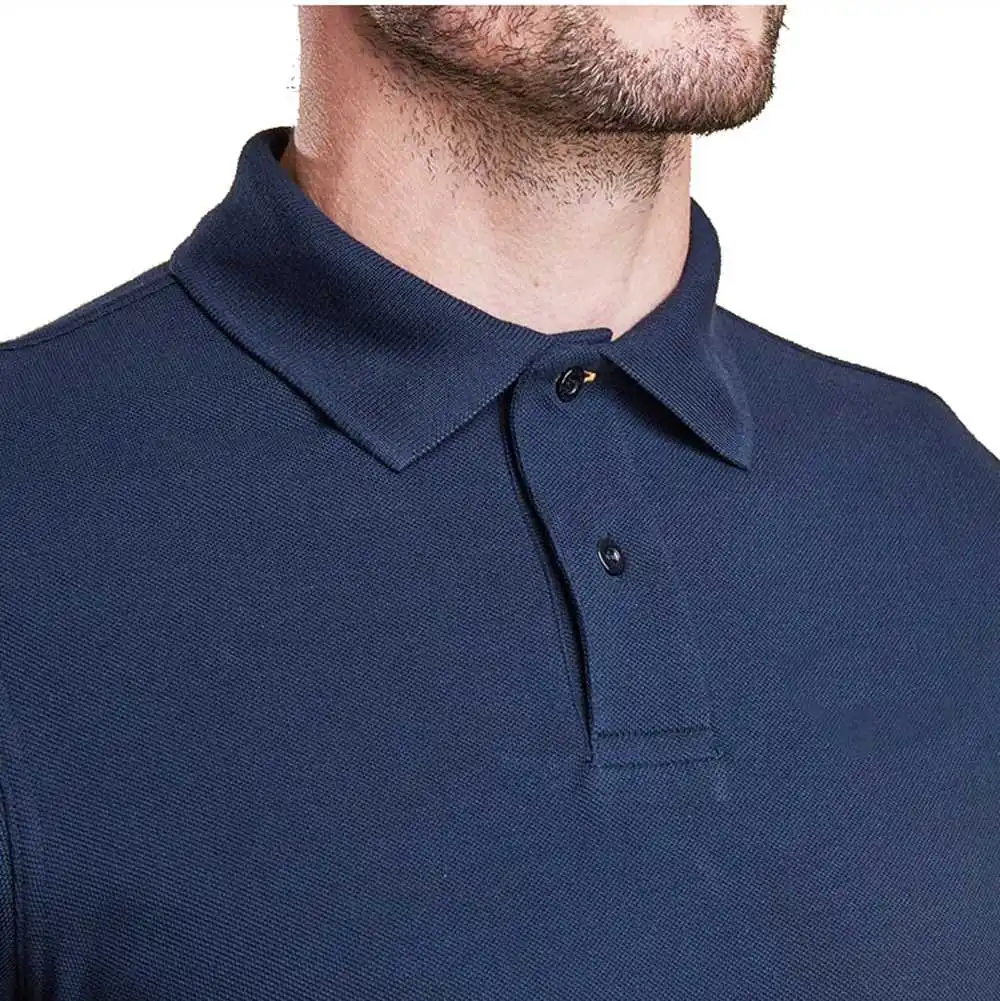  Деловая одежда рубашки поло Королевский синий цвет повседневные для гольфа с коротким рукавом