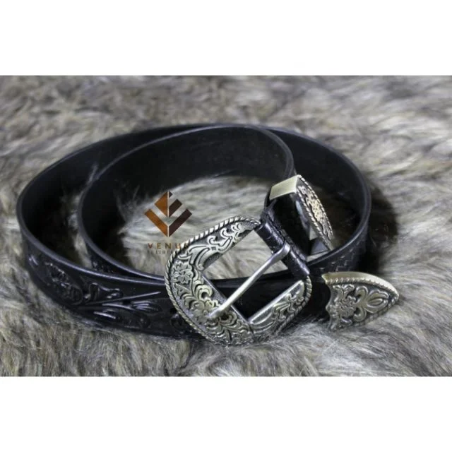Wholesales men  leather belt black brown customized men leather belt