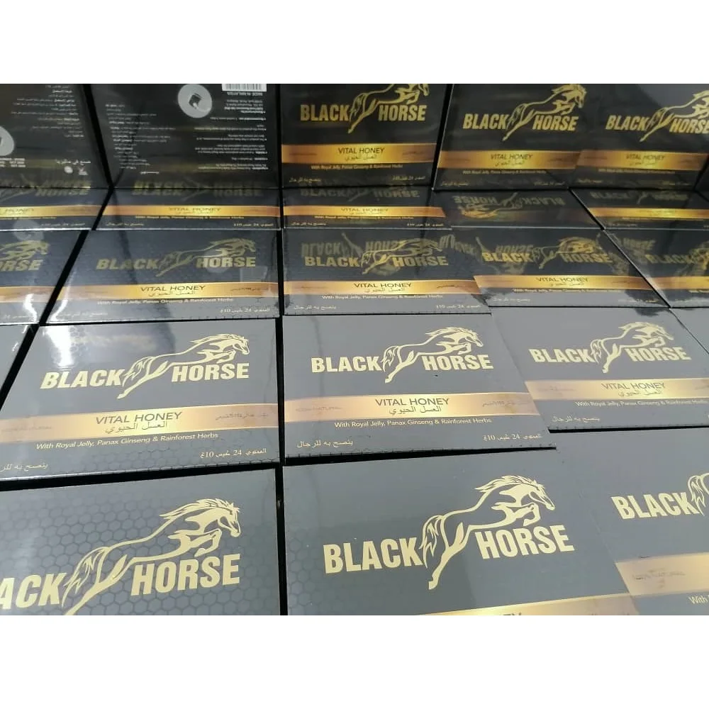 
Best Quality Improve Blood Circulation No Preservatives 100% Pure Honey 10g Per Sachet Black Horse Honey For Men 