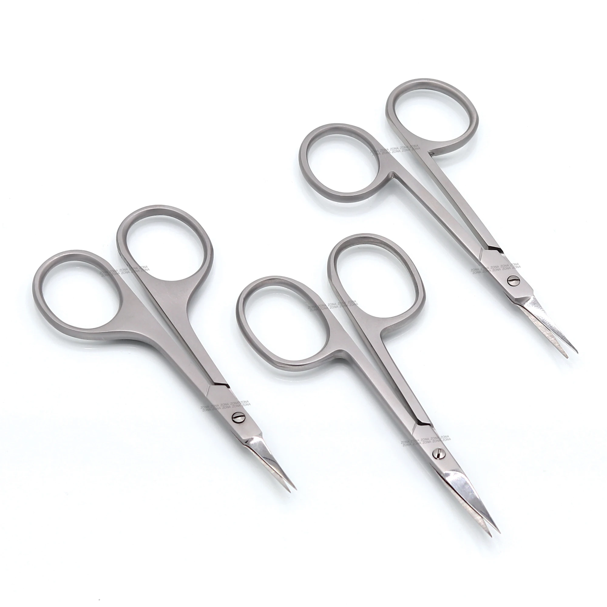 Ножницы маникюрные из нержавеющей стали для бровей