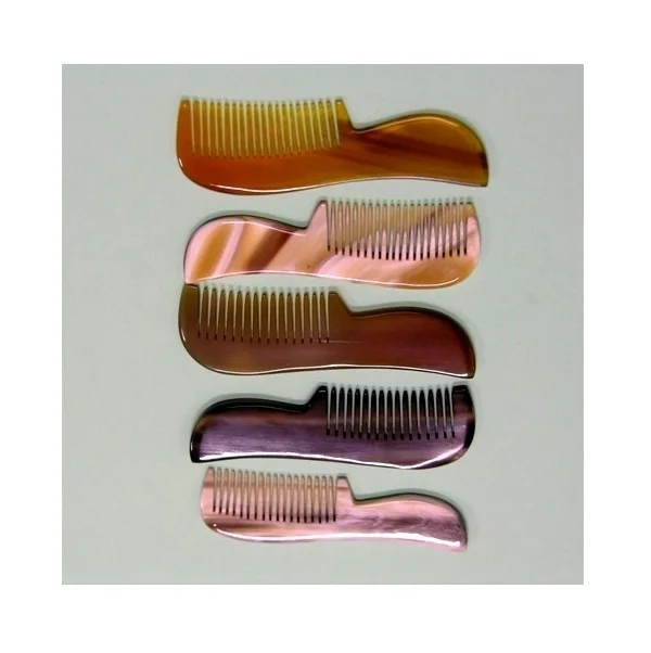 Natural Yak Horn Comb Hair handle Detangling Anti-Hair Loss Men and Women Curly Hair Home Head Meridian Massage Comb Real Horn