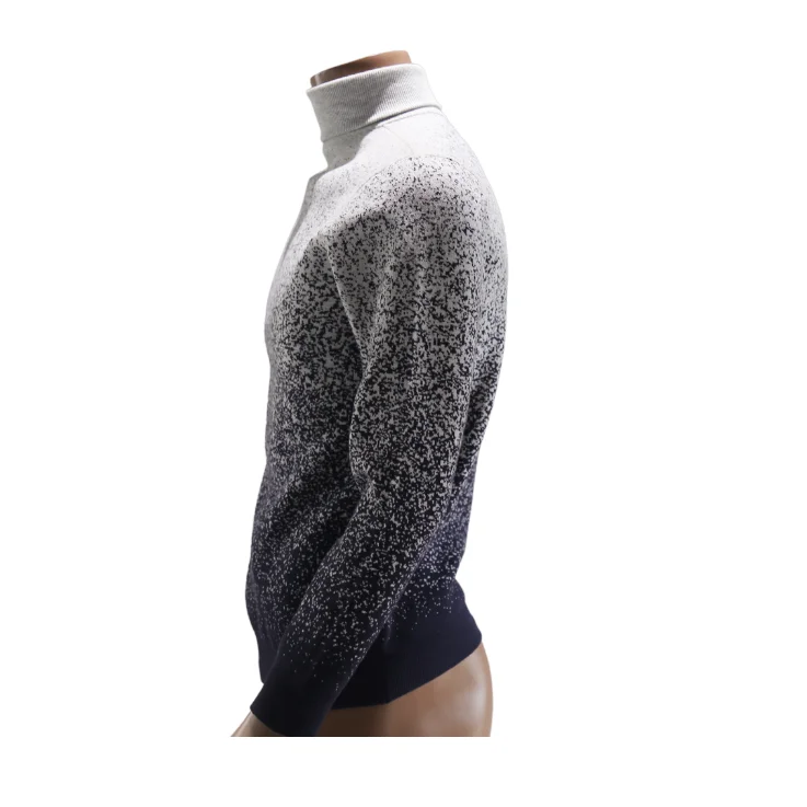 ANM010 Fashion men yarn knitted top sweater