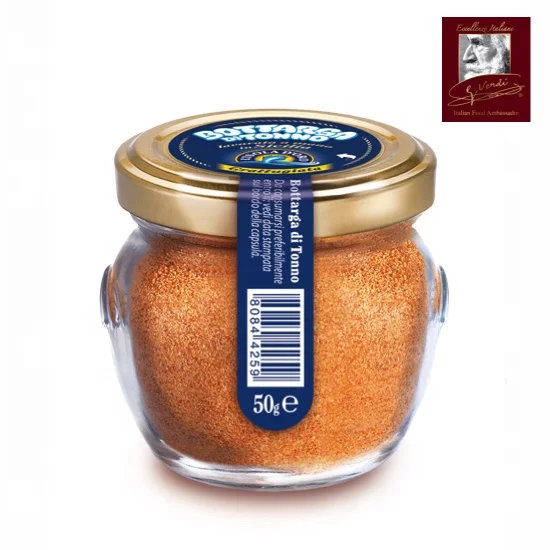 
 50 г, икра тунца Bottarga, выбор Джузеппе Верди, итальянская Икра тунца, Сделано в Италии  