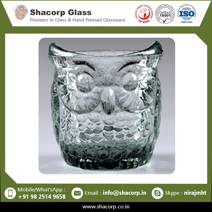 High Quality Playing Dear Animal Glass Statue Figurines From India