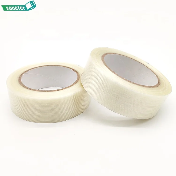 Heavy Duty Strong Packing Wrapping Strapping Fiberglass Tape,  Reinforced Cross Weave Filament Tape
