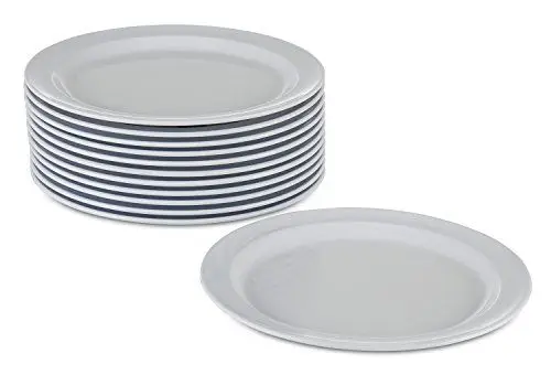 Оптовая продажа Лидер продаж наборы пластиковых тарелок для обеда и ужина с индивидуальным дизайном цветом по заводской цене