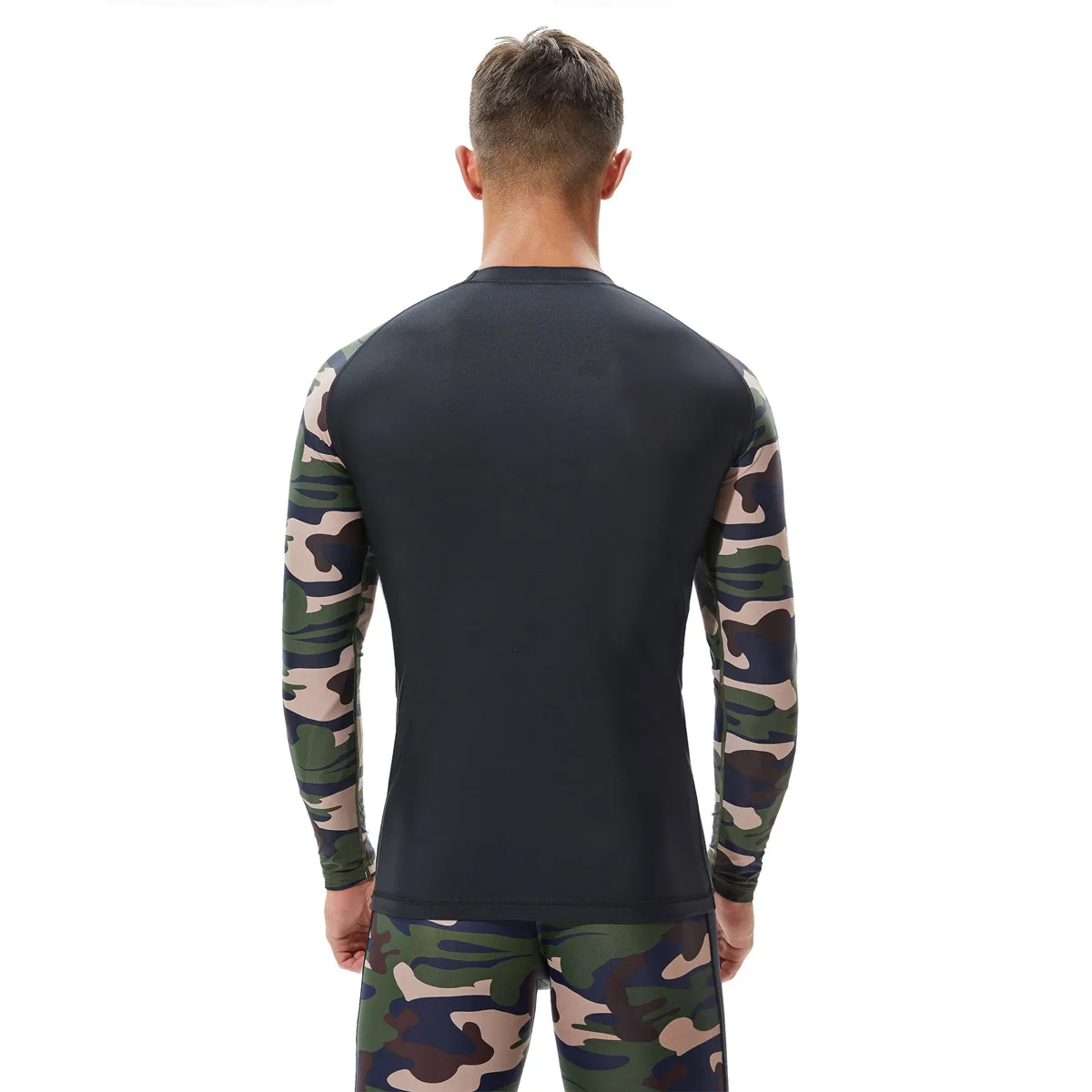 Wholesale Men Rash Guard Quick Dry UV Protection Martial Arts Clothing Rash Guard Custom Blank MMA Rash Guard For Men