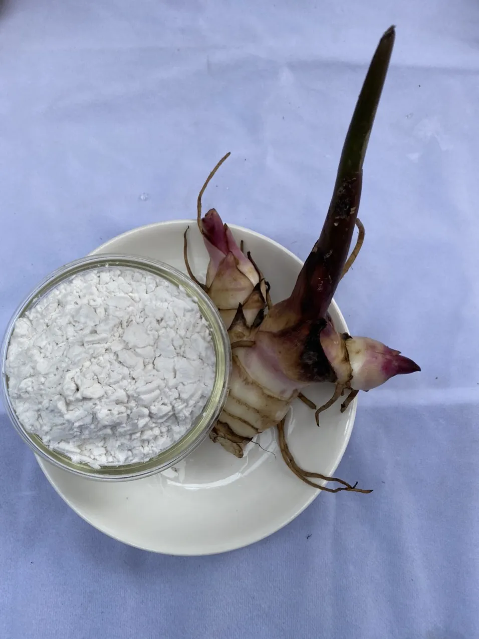  Arrowroot крахмал мука белый порошок родного