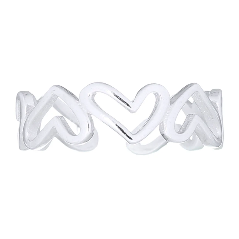 925 Silver Ring Open Heart Ring Wholesale Thailand Supplier Sterling Silver