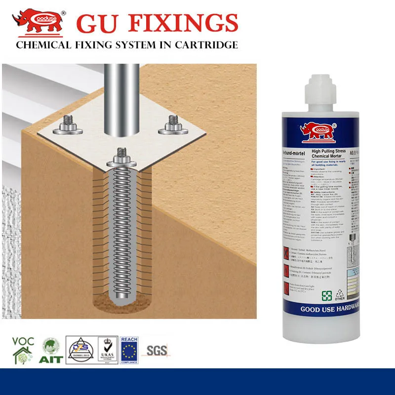 Taiwan Construction Injection Chemical Anchor Adhesive for Fixing Rebar