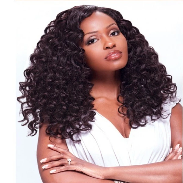 Lestfly Brazilian 3 Bundles Brown Hair with Closure Loose Deep Wave Full Weft Cuticle Aligned Virgin Extensions