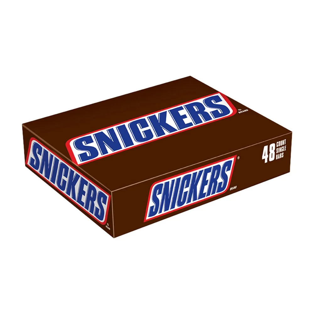 Mars snickers Original Single 50g - Peanut chocolate candy bar.