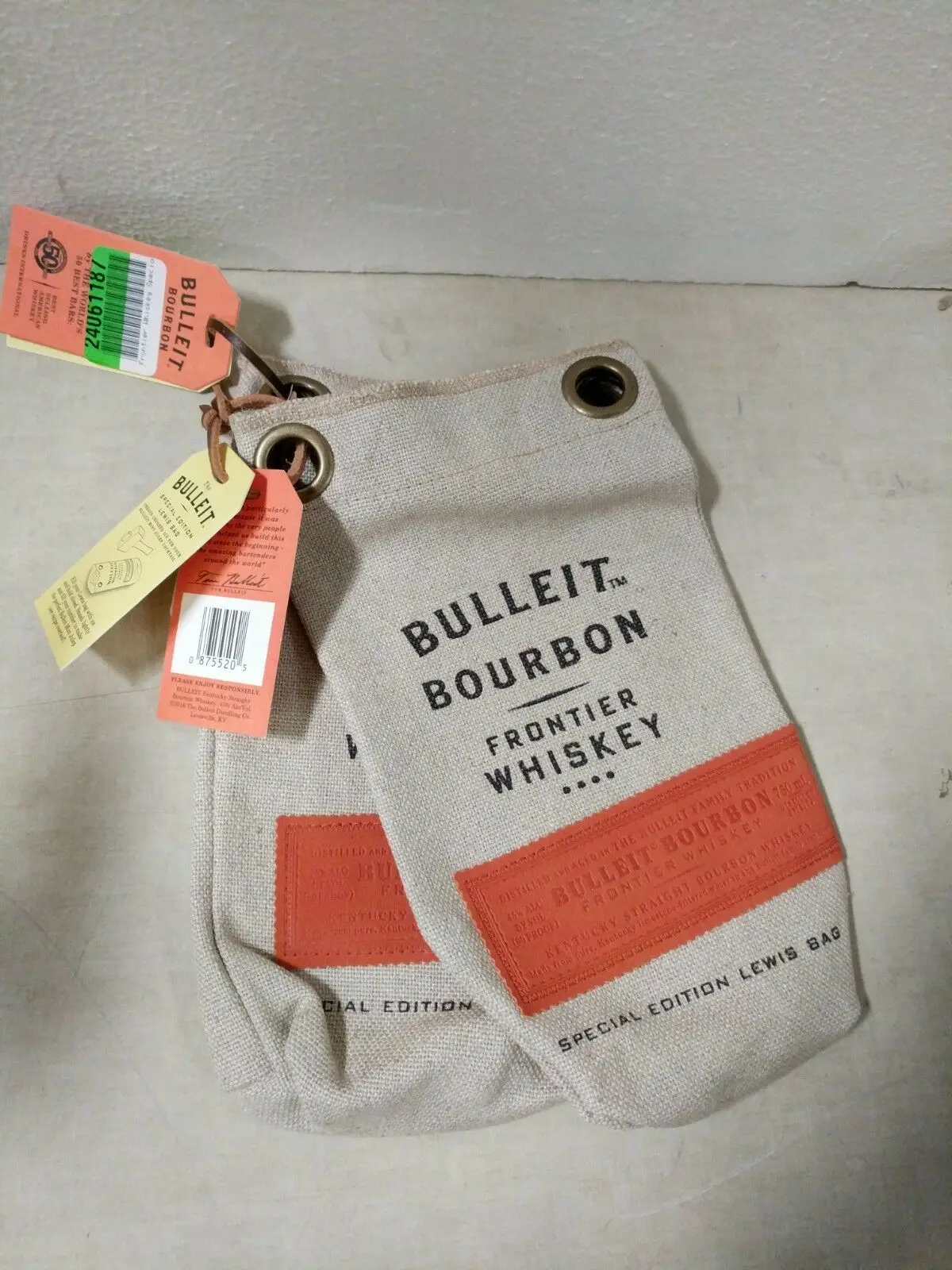 Bulleit Bourbon Special Edition Magnetic Lewis Bags, Bulleit Bourbon Frontier Whiskey