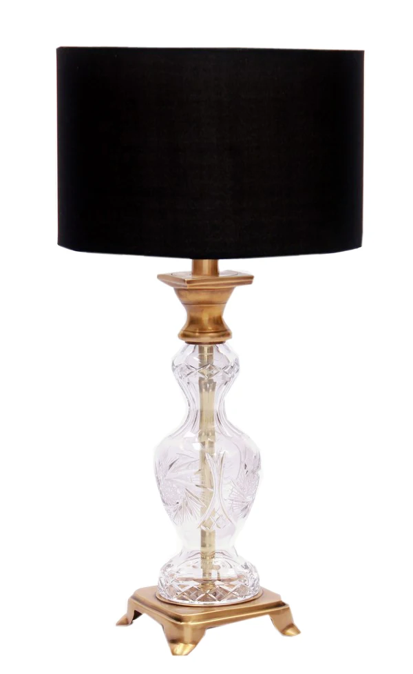 Modern Designer Crystal bedside Table Lamp with Round/Conical/Square Shade Bronze/Brass/PC/Abs/LED Body 110V House Decoration