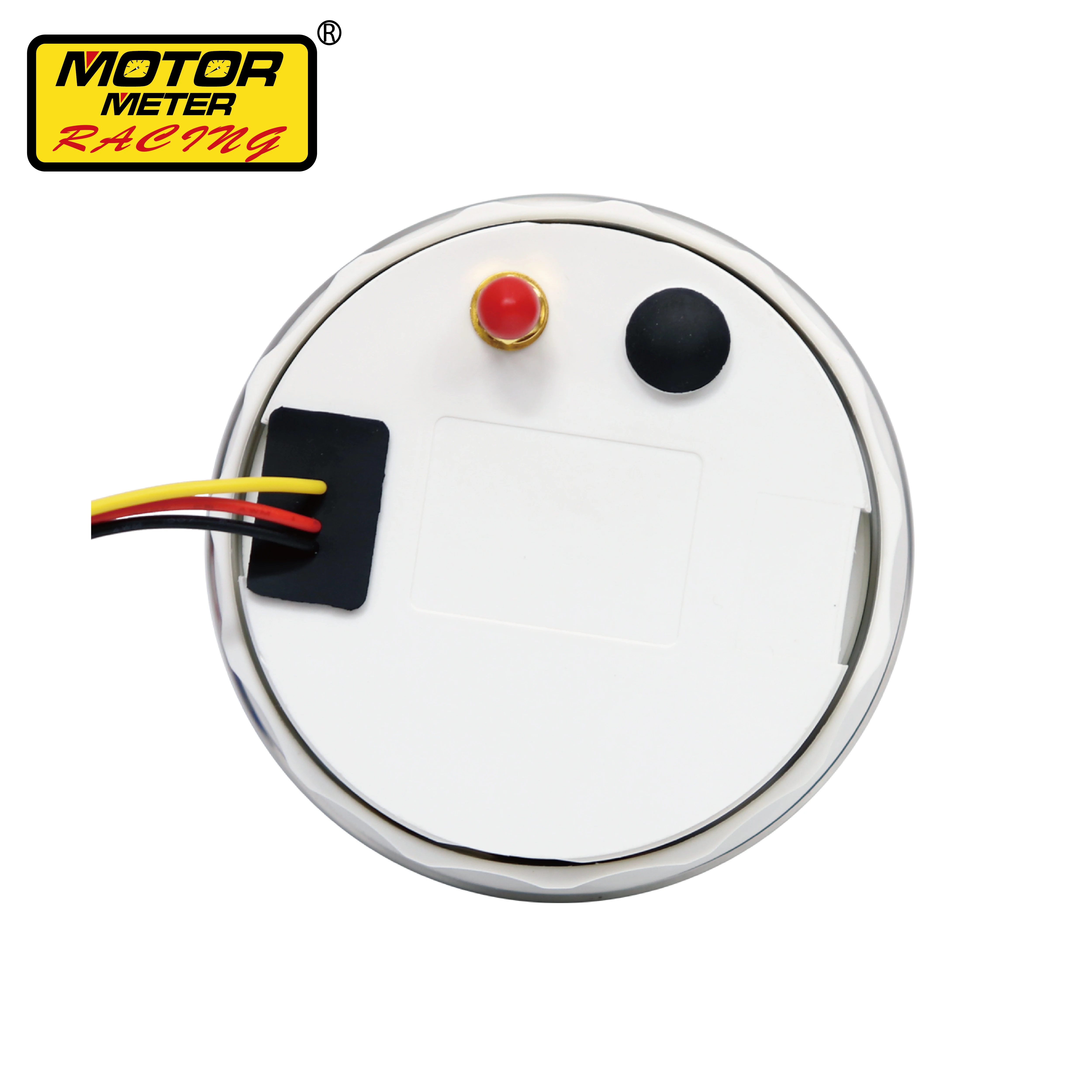 85mm White Faceplate 316 Stainless Steel Rim Analog Electrical 220KMH Speedometer With Odometer For Automobile