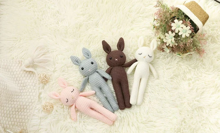 Экологичная вязаная кукла-животное вязанные крючком игрушки креативная детская игрушка Рождество для детей