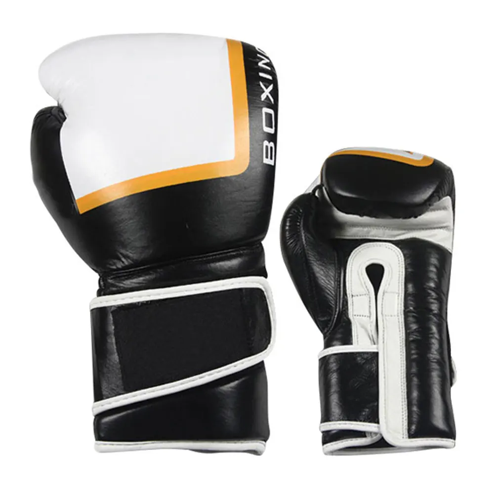 Top Quality Cowhide Leather Material Made New Latest Design Men Training Boxing Punching Gloves