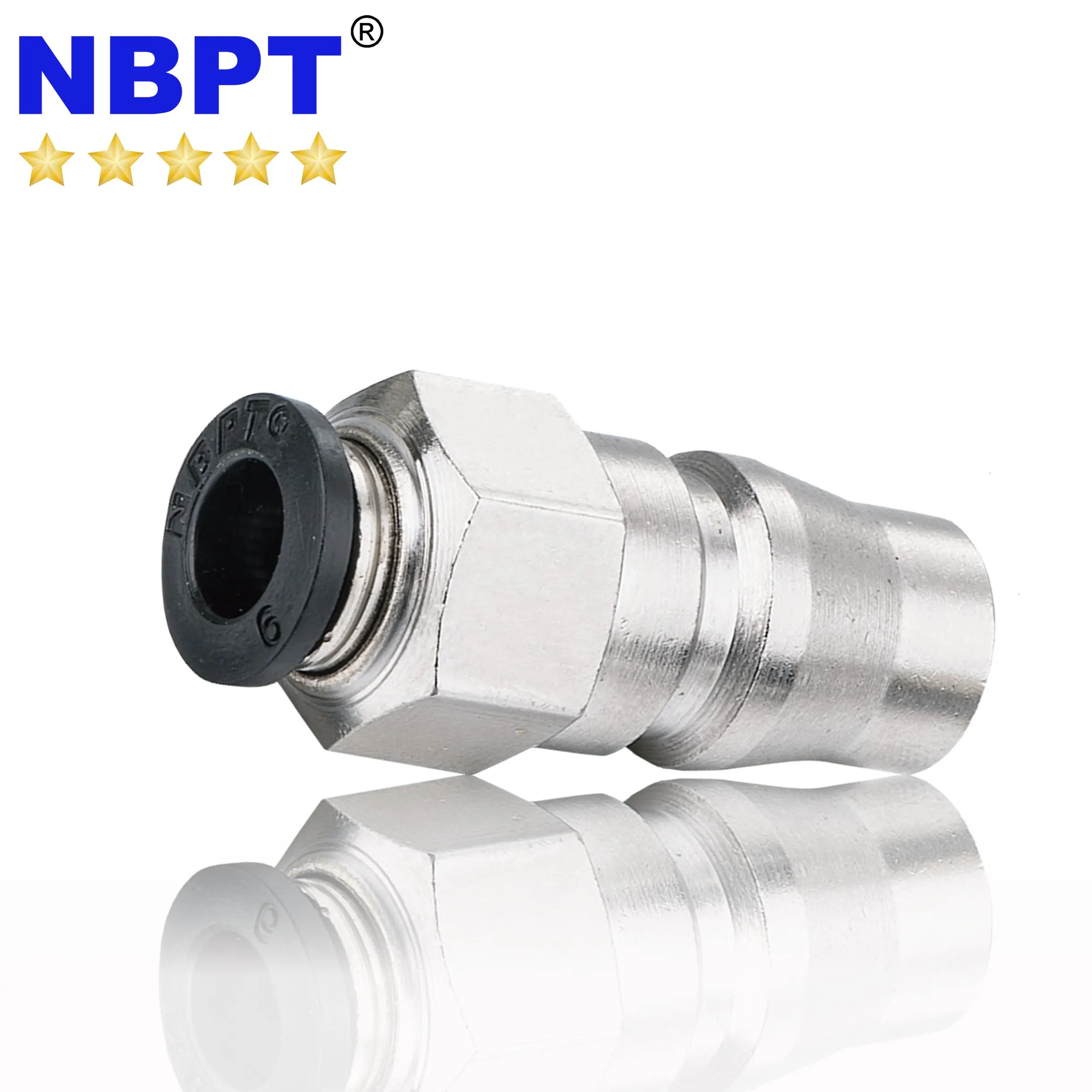 Nitto Kohki type Brass Barb hose  Quick connect push on tube fitting by NBPT