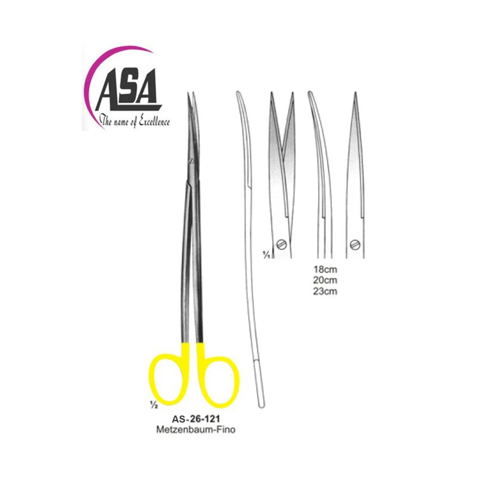 Metzenbaum Scissor 14.5cm 17cm 23cm size stainless steel Metzenbaum Scissor