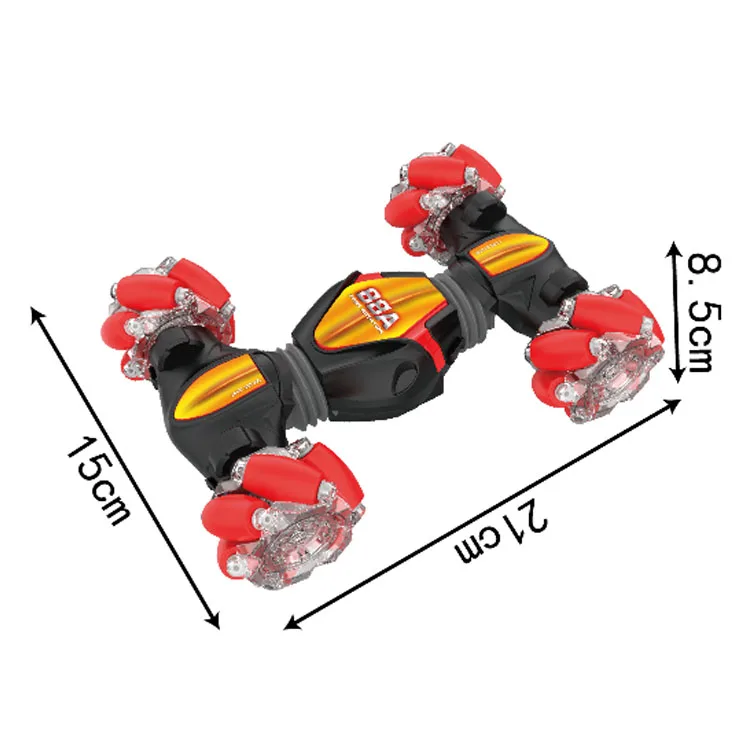 Hot Selling Gesture Sensor hand Remote Control Stunt RC Car With Lights Music