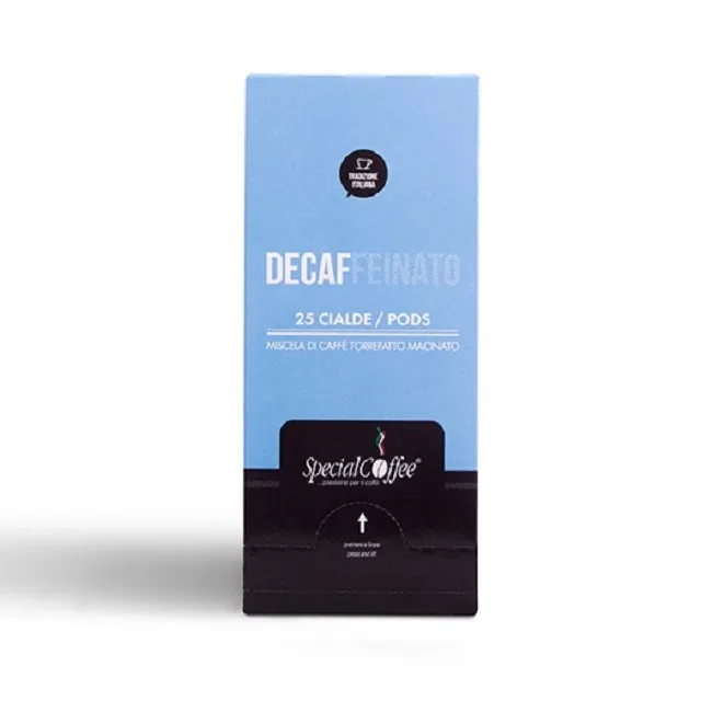 Italian fine coffee POD/CIALDE DECAFFEINATED 7g easy for a good espresso without caffeine Coffee manufacture