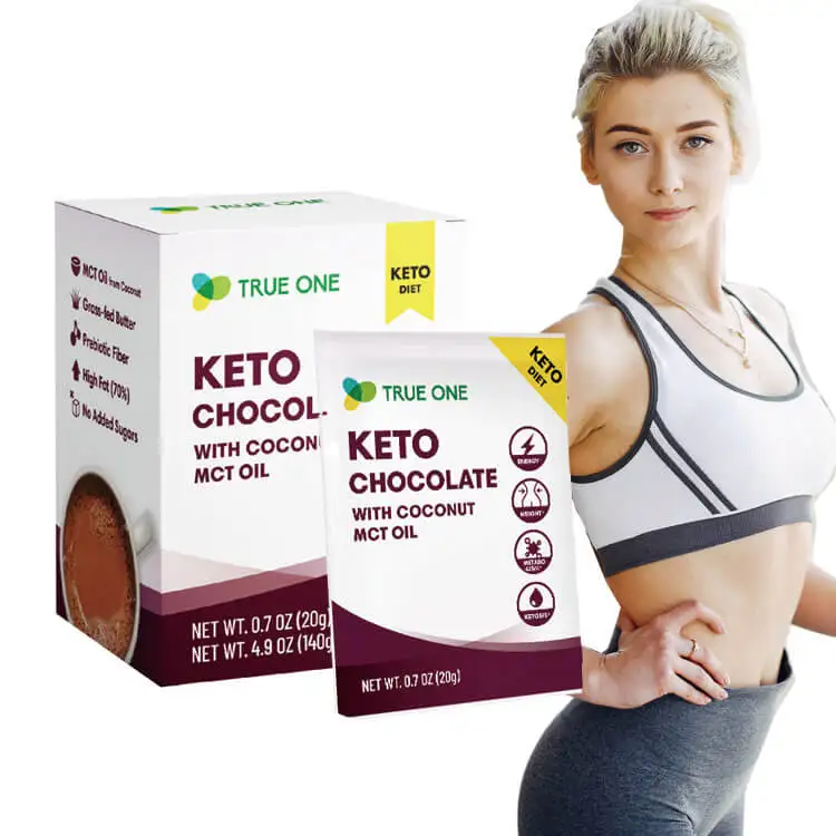 
Slimming diet keto drinks fat burn chocolate powder Hot and cold chocolate keto slim cocoa powder packaging