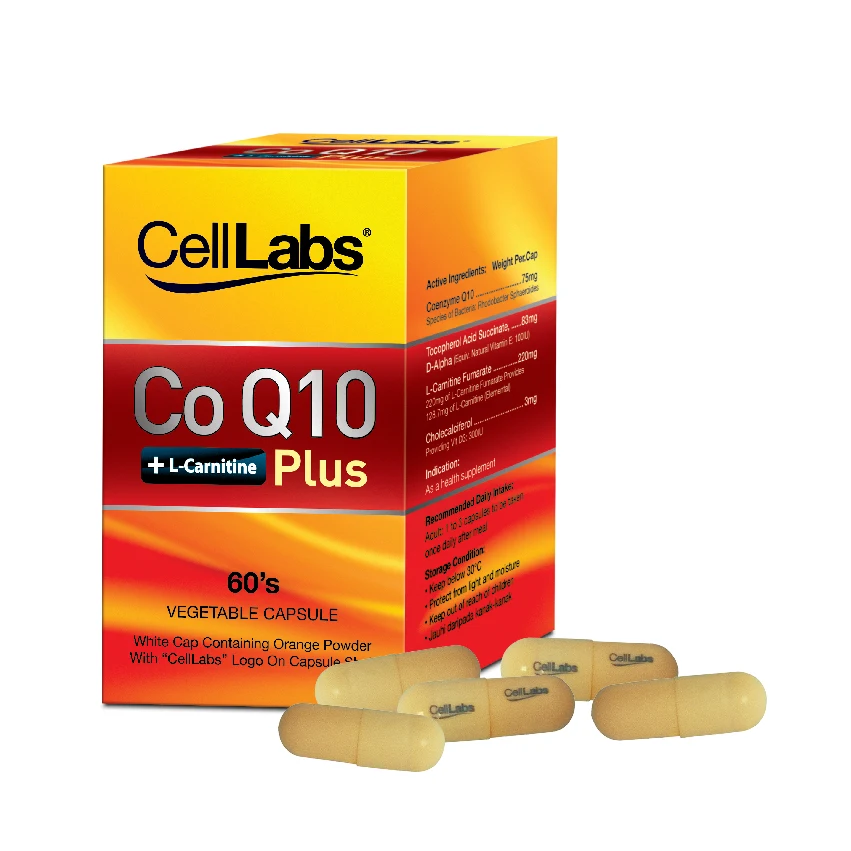 
CellLabs CoQ10+L-Carnitine with 3x efficiency 