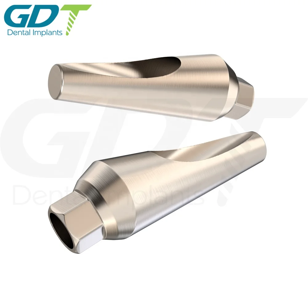 Titanium Angulated Abutment 15 degree Internal Hex 2.42mm Connection, Dental Implant