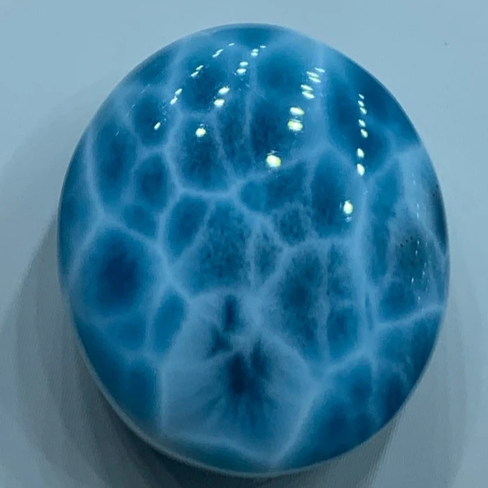 Excellent Quality Natural Oval Cut Genuine Larimar Loose Gemstones For Jewelry Making Use at Affordable Prices Wholesale OEM