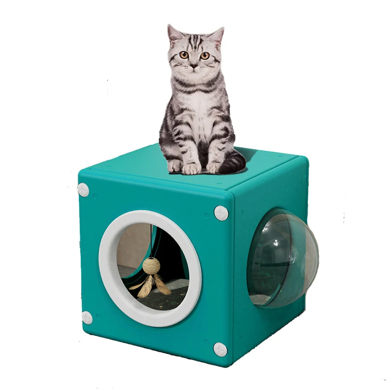 Cheap indoor plastic other moisture-proof pet beds & accessories cat beds for indoor cats with pet toys