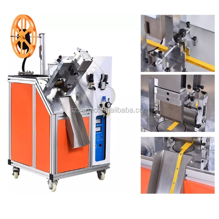 
Ultrasonic webbing cutting machine for ribbon Nylon strip cutter Bag Strap Handbag Belt cut equipment for pp tape 