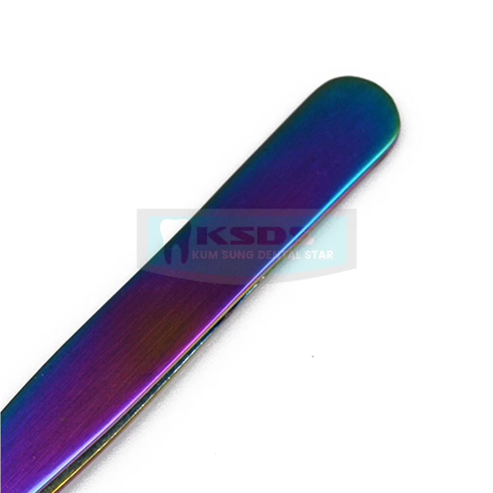  Пинцет для бровей с наклонным наконечником из нержавеющей стали титановым покрытием